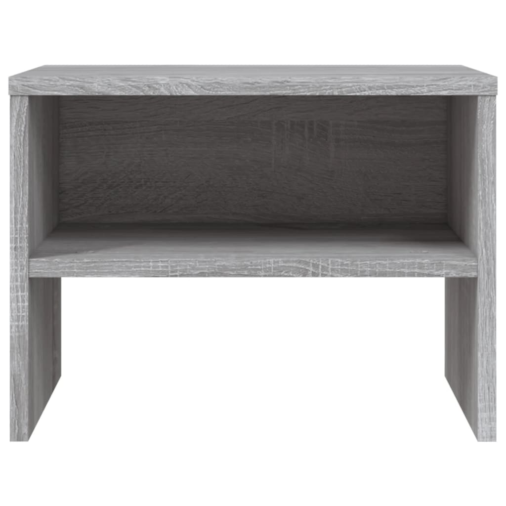 Table de chevet Sonoma gris 40x30x30 cm Bois d'ingénierie